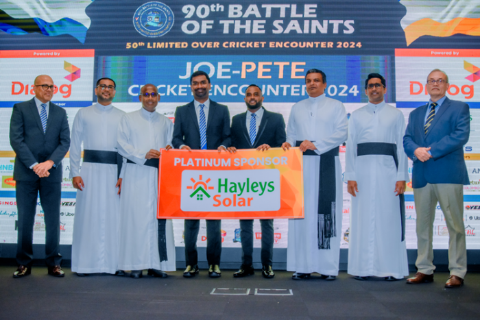 Hayleys Solar hands over sponsorship to Joe-Pete Cricket Encounter 2024