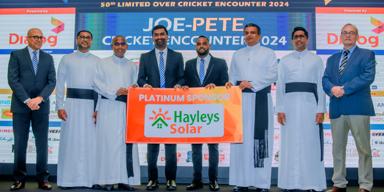 Hayleys Solar hands over sponsorship to Joe-Pete Cricket Encounter 2024